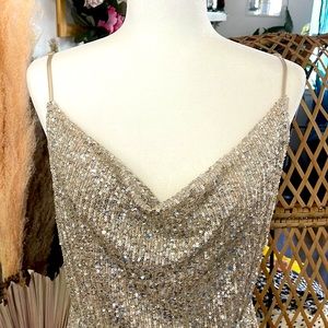 SO Sequin Tank Dress (Champagne Color)